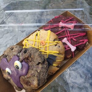 3 ks Halloweenské cookies